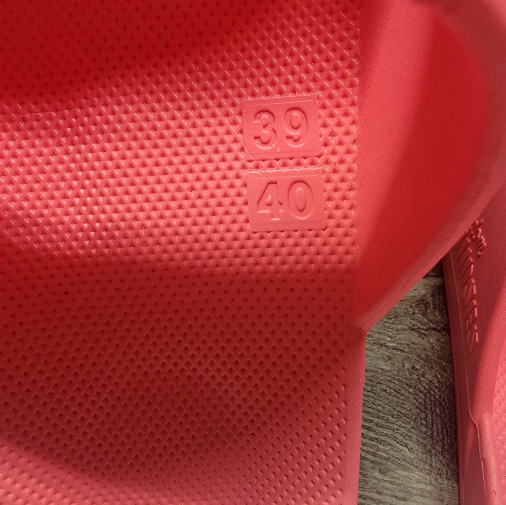 Freedom Moses Slides Glow Fluorescent Pink Size 39/40 EUC - Picture 6 of 6